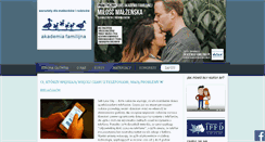 Desktop Screenshot of akademiafamilijna.pl